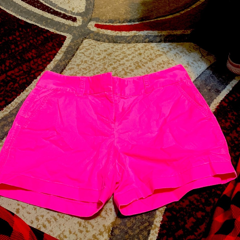 Pink highlighter shorts